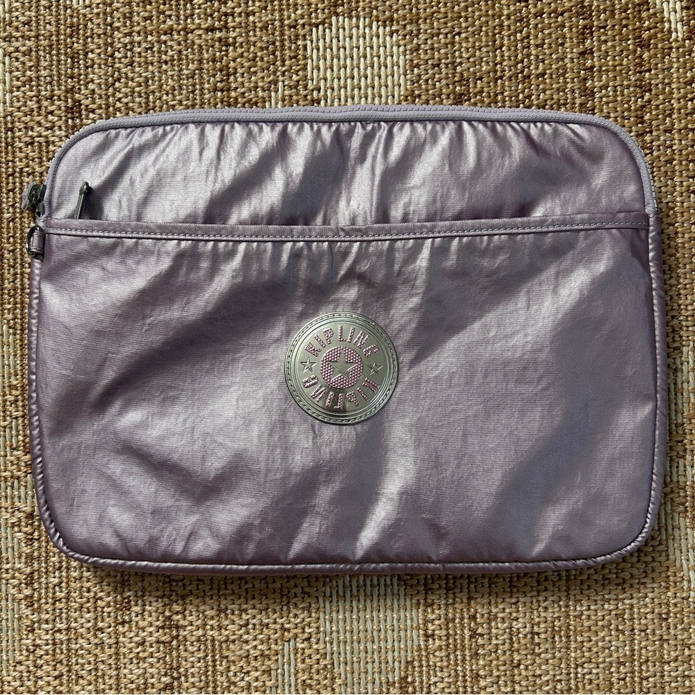 Kipling 15” Metallic Lavender Laptop Sleeve